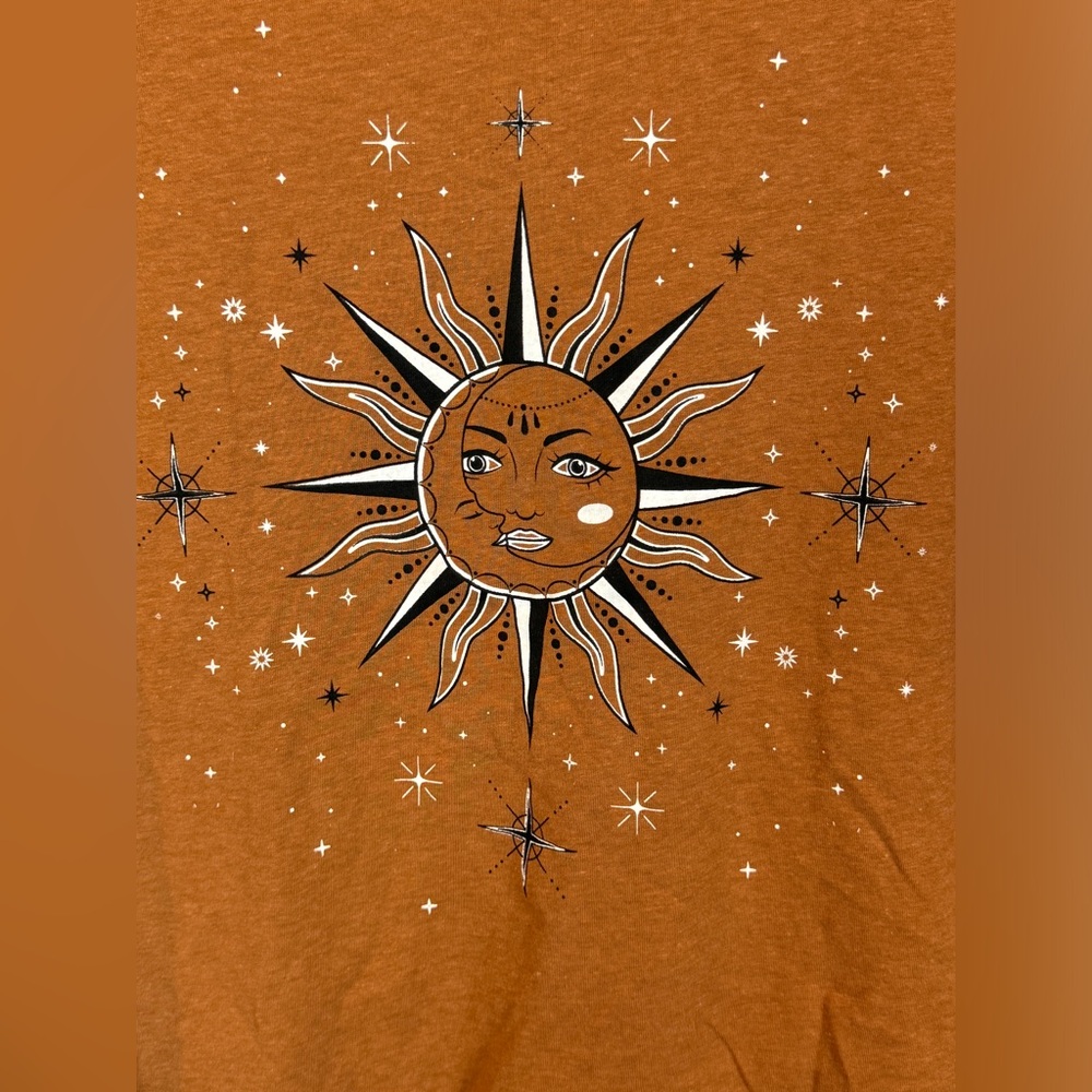 Rebellious One Dun & Moon Crop Top- Sz Small - Picture 4 of 6